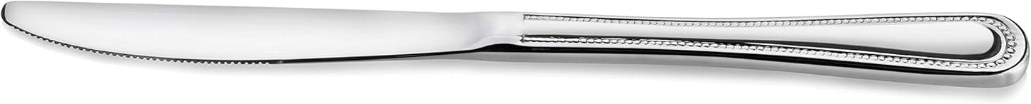 New Star Foodservice 58505 Bead Pattern 18/0 Stainless Steel, Oyster Fork 6-Inch Set of 12