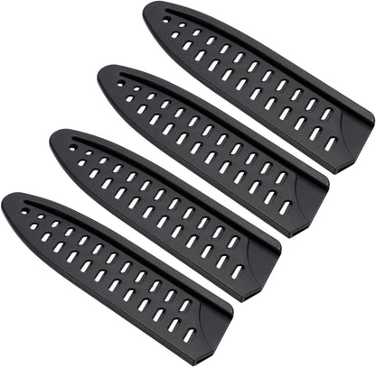 PATIKIL PP Safety Knife Cover Sleeves for 6" Chef Knife, 3 Pack Knives Edge Guard Blade Protector Universal Knife Sheath Portable for Kitchen, Black