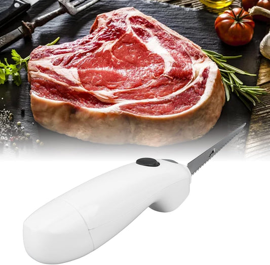 Airshi Electric Carving Knife Battery Operated Knife Easy to Slice Washable Lightweight for Picnic