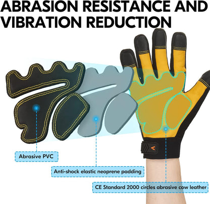 Vgo... Cutproof Gloves,Cut Resistant Gloves,HPPE Anti-cut Liner,Hand Protection,ANSI A3,Touchscreen
