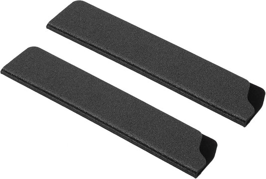 PATIKIL ABS Knife Cover Sleeves, 8x1.5 Inch Knife Blade Edge Guard Sheath Universal Blade Protector Flocking for Home Kitchen, Black