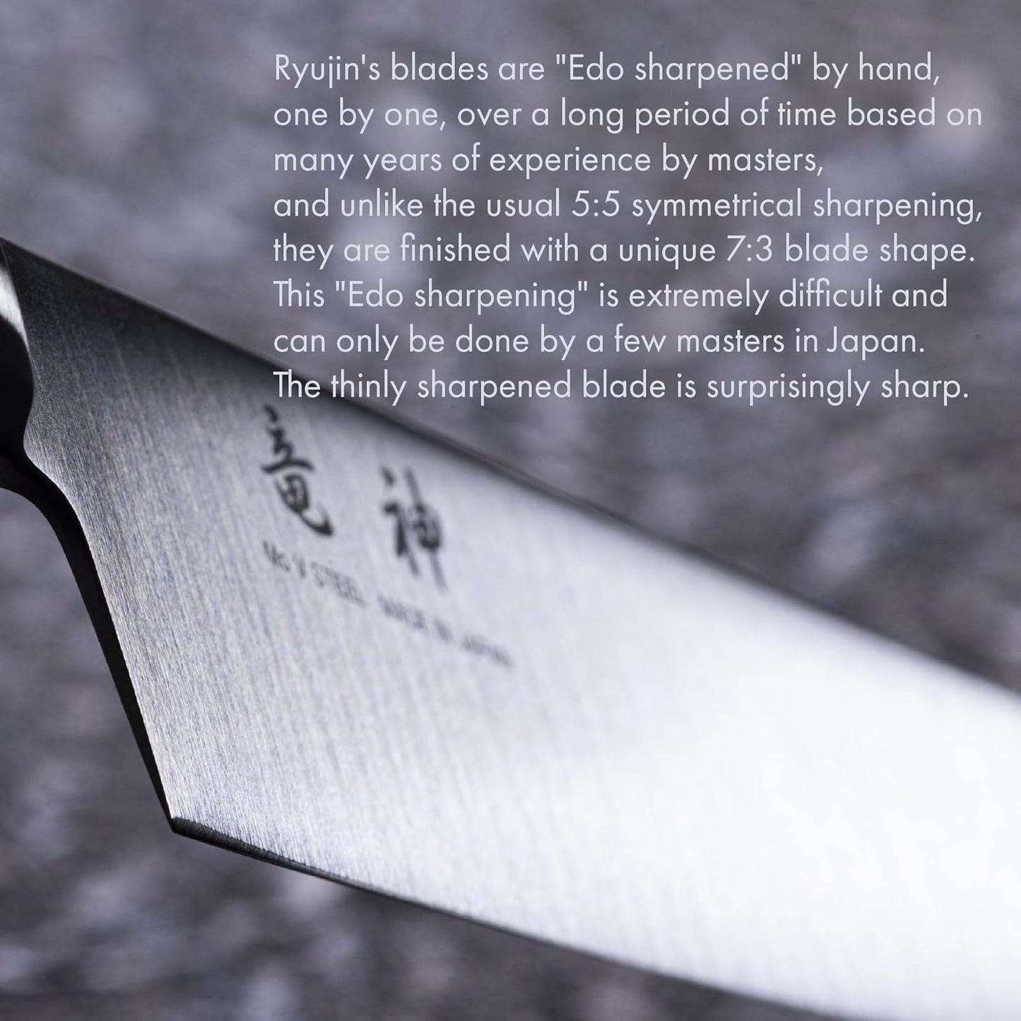 竜神 (RYUJIN) Professional Japanese Petty knife 150mm [OMOTENASHI Selection 2023 Best Gold Award Winner] Tsubame Sanjo Stainless Steel Integrated Made in Japan Daishin Sangyo [Ryujin Knife]