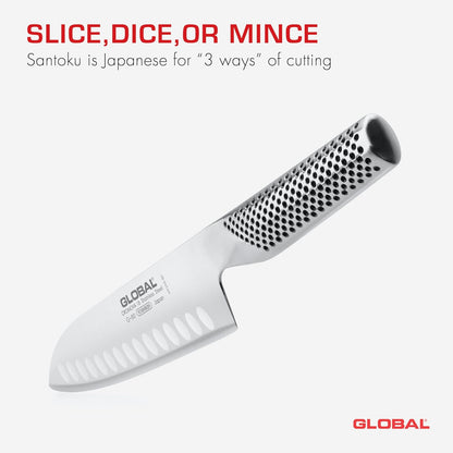 Global 7" Hollow Ground Santoku Knife