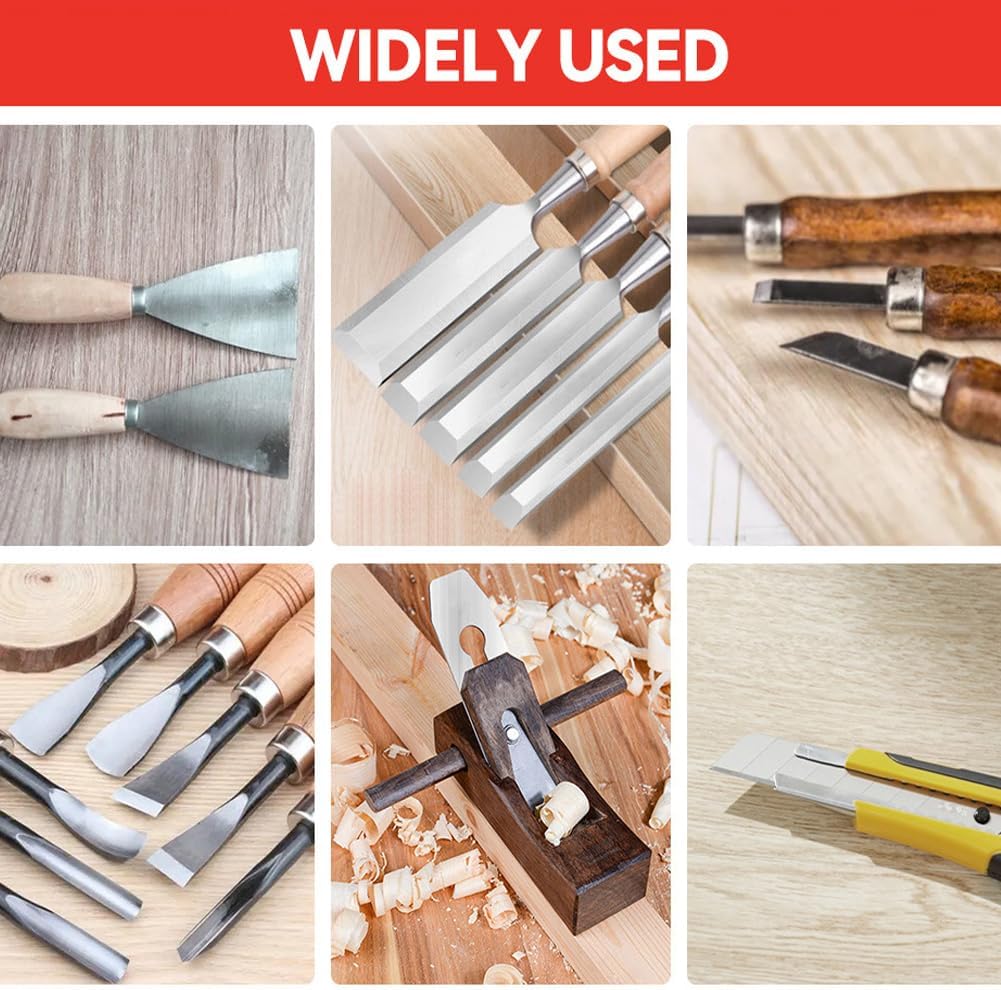 Honing Guide System Chisel Sharpening Kit for Woodworking Chisels and Planes, Chisel Sharpening Jig with Adjustable Angle Fixture and Angle Gauge, Red