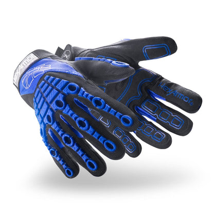 HexArmor Cut-Resistant Impact Protection PU Palm Work Gloves | Rig Lizard® Series 2095 | Large