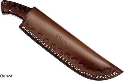 Ottoza TOP GRAIN Leather Knife Sheaths for Fixed Blade Knives, Leather Knife Sheath for Belt, Leather Knife Holster Belt Knife Holder, Vertical Knife Sheath for Belt No:111