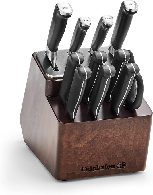 Calphalon® Premier™ SharpIN Knife Set with Sharpening Knife Block, 15 Piece, Carbon Steel