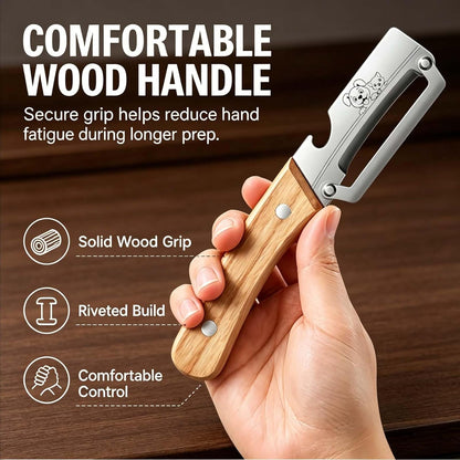 Multifunctional Vegetable Peeler with Stainless Steel Blade and Bottle Opener - Ideal for Veggie Potato Carrot and Apple Peeling