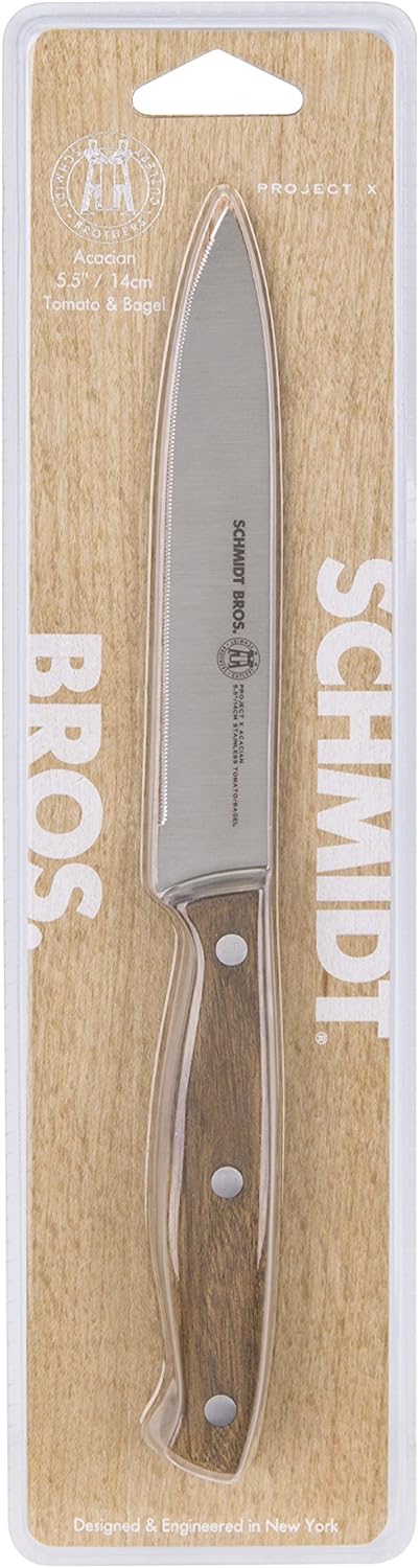 Schmidt Brothers Cutlery Project X / Acacian Petty Chef's Knife (Blade Length: Approx. 5.9 inches (15 cm)