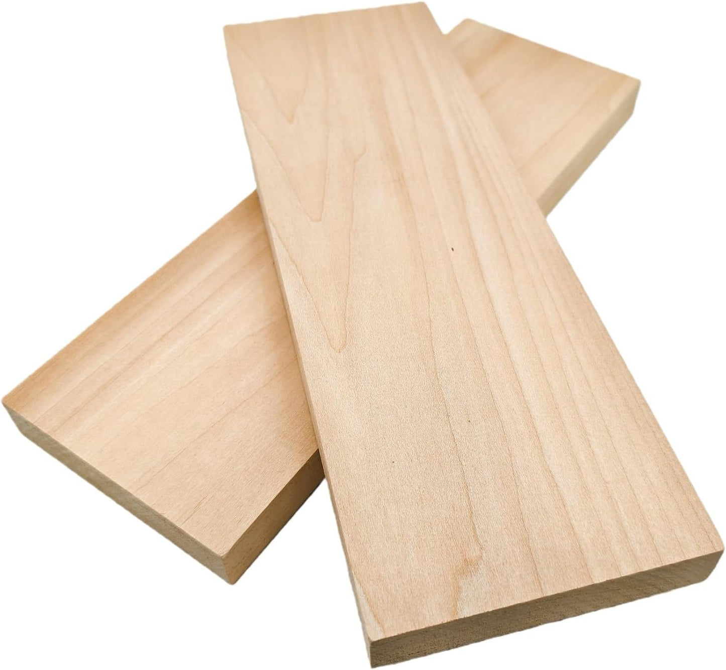 Unfinished Basswood Blocks for Crafts, Wood Craft Panels for Art, Engraving, Painting, DIY Projects, Chip Carving, Fretwork (7.87 x 3.93 x 0.78 in)