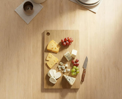 Mini Cutting Board for Small Food Prep – 11.8 x 7.3" Glue-Free One-Piece Solid Bamboo, Lightweight & Easy One-Hand Use, Perfect for Chopping Garlic, Ginger, Herbs & Serving Bread, Cheese, Charcuterie