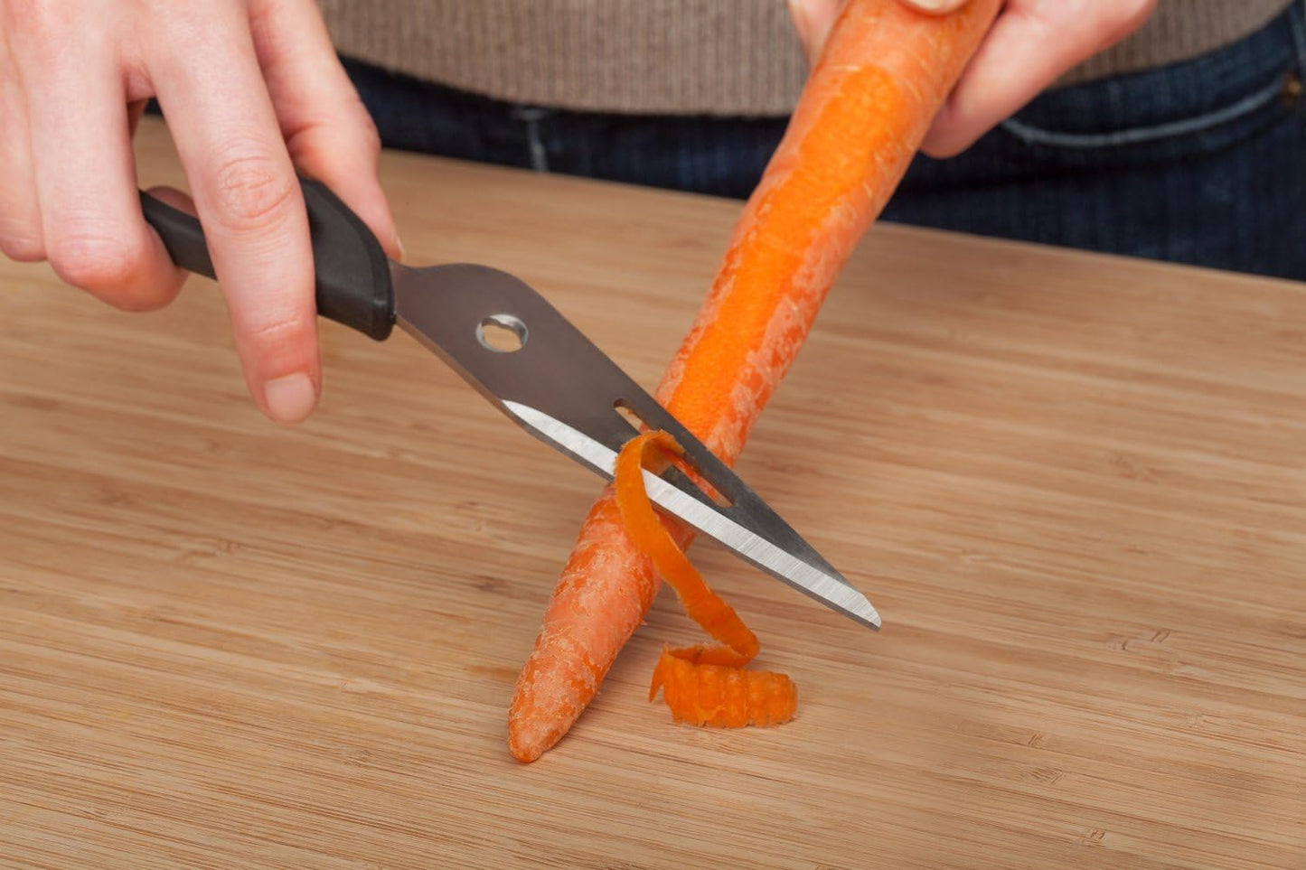 Ergo Chef All-Purpose Come-Apart Kitchen Shears for Poultry, Fish, Vegetables, Herb Stripper, Bottle Opener (Black)