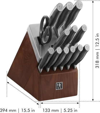 J.A. Henckels International Graphite 14-pc Self-Sharpening Block Set