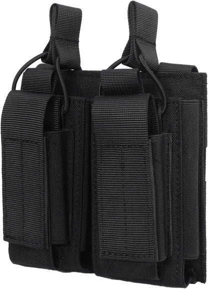 Azarxis Tactical Mini Belt Pouches, Multi-Purpose Small Battery Case Compact Utility EDC Card Slot Holder Waist Bags Military Molle Pack Sundries Storage Pack