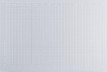 Dahle Vantage 10680 See-Through Premium Self-Healing Cutting Mat, 9"x12", 1/2" Grid, 5 Layers for Max Healing, Perfect for Crafts & Sewing, Clear