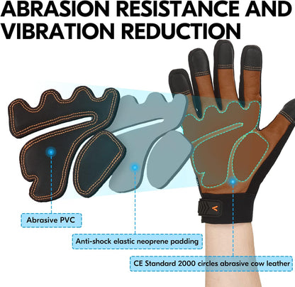 Vgo... Cutproof Gloves,Cut Resistant Gloves,HPPE Anti-cut Liner,Hand Protection,ANSI A3,Touchscreen