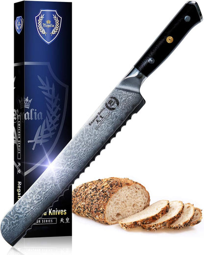 Regalia Paring (Petty) Knife 3.5 inch: Japanese AUS10 Super Steel 67 Layer High Carbon Stainless Damascus Steel Peeling Utility knives