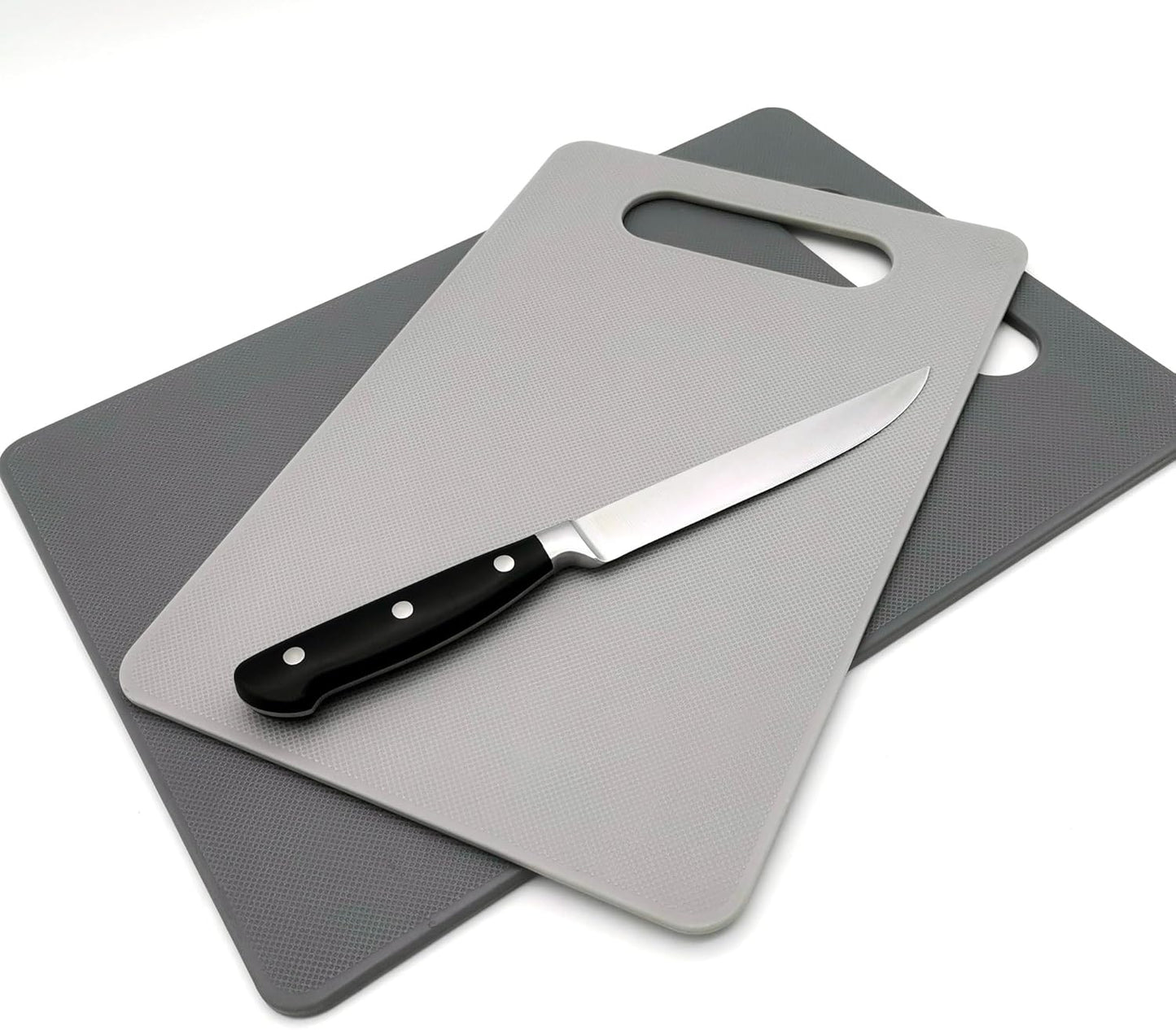 Serrated Utility Knife - MATTSTONE HILL 4.7" Kitchen Knife, German Stainless Steel Vegetable Knife, Paring Knife, Triple Rivet Handle