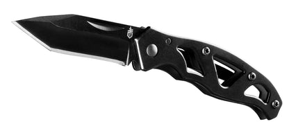 Gerber Gear Paraframe I EDC Folding Pocket Knife, 3" Serrated Edge with Safety Frame Lock, Stainless Steel, Grey