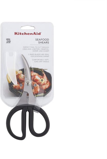 KitchenAid KQ351OHOBA Universal Stainless Steel Shears, Utility, Black