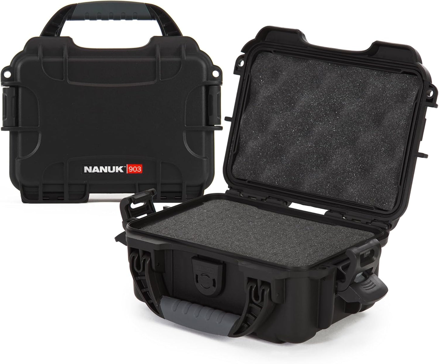 NANUK 904 Hard Case with Foam – IP67 Waterproof Protective Case for Camera, Drone & Gear – Impact-Resistant & Dustproof – Perfect for Travel 10.2" x 7.9" x 4.5" – Yellow
