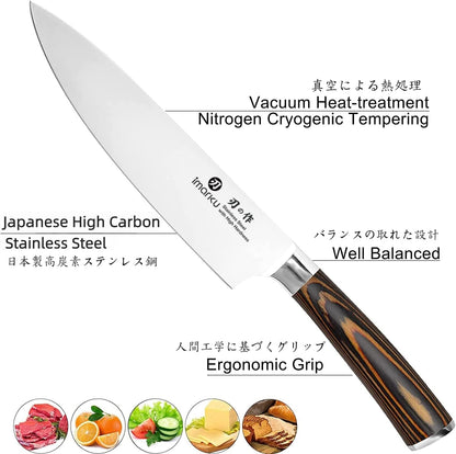 imarku Bread Knife 10 Inch: Japanese High Carbon Stainless Steel Professional Grade Serrated Bread Knife, Razor Sharp Edge Cake Knife for Homemade Bread/Bagels/Cake
