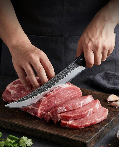 3.7 Inch Hand Forged Paring Knife, VG10 High Carbon 3-Layer Clad Steel Small Kitchen Knife, Ultra Sharp Full Tang for Peeling, Slicing & Delicate Prep, Gift Box for Men & Women