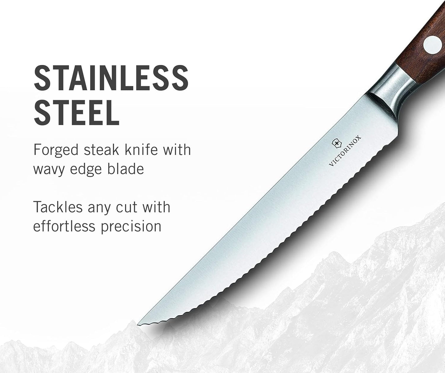 Victorinox Grand Maitre Paring Knife - Premium Cooking Knife for Kitchen Accessories - Perfect for Cutting Fruit, Vegetables & Meat - Wooden Handle, 4"