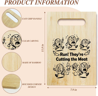Best Dad Ever Bamboo Cutting Board, Grilling Gift For Men, Funny Charcuterie Boards for Home Kitchen Decor, Father's Day Birthday Gifts for Dad from Daughter Son -047
