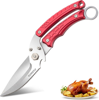 Kitchen Scissors All Purpose Kitchen Shears Heavy Duty for Cutting Chicken, Turkey, Meat, Bones, Vegetables Stainless Steel Spatchcock Shears Multipurpose Food Scissors