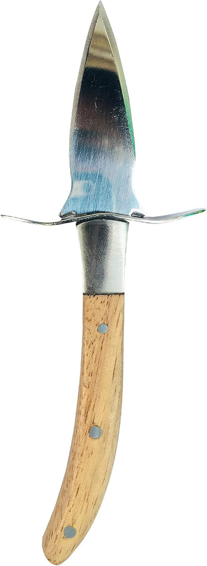 J&J Products The EZ - Oyster Variable Angle Opener Shucking Tool made from Recycled Ocean Bound Plastic (1, Blue)