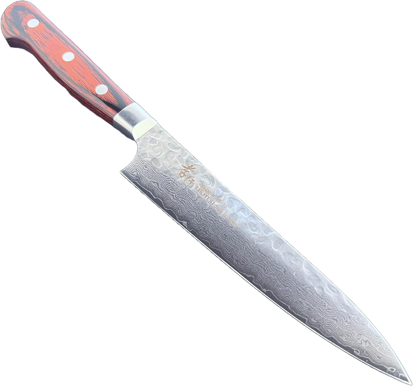 Sakai Takayuki 15 cm. Petty Knife VG10 Hammered Damascus