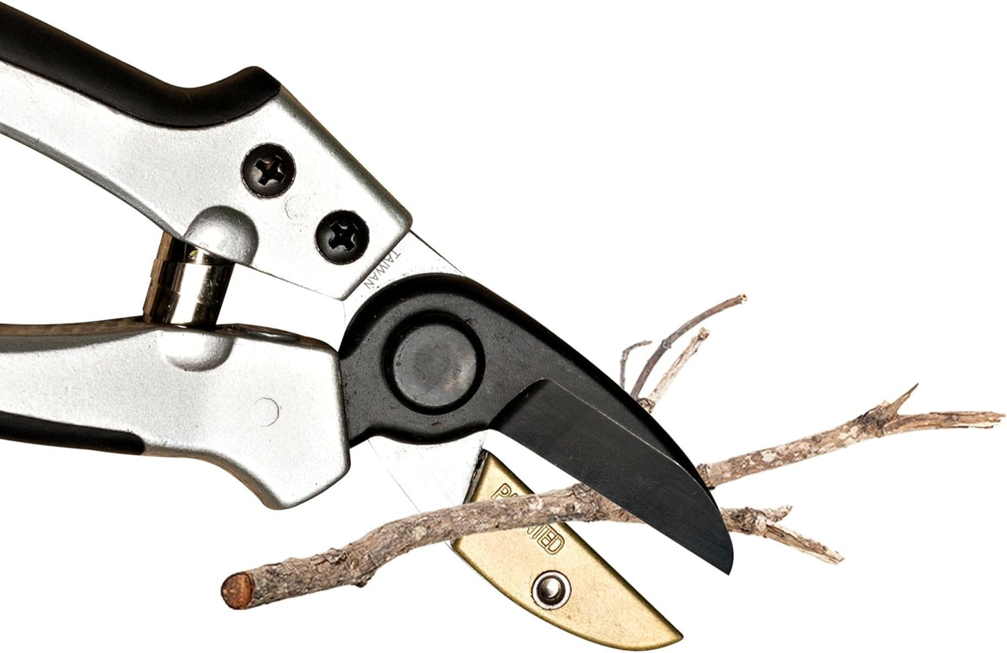 Pruning Shears - Garden Scissors Florist Snips - 2.5” Blades - Flower Scissors for Cutting Fresh Flowers, Trimming, or Harvesting Herbs or Fruit - Pruners for Gardening Tools by Kings County Tools
