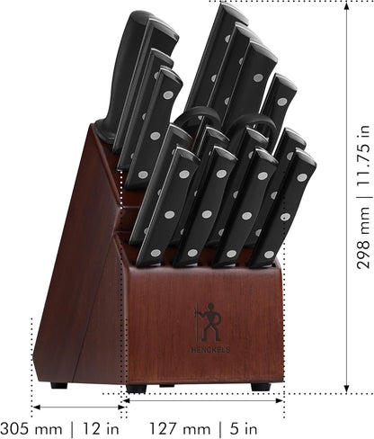HENCKELS Dynamic Razor-Sharp 7-Piece Knife Set, Chef, Bread, German Engineered Informed by 100+ Years of Mastery
