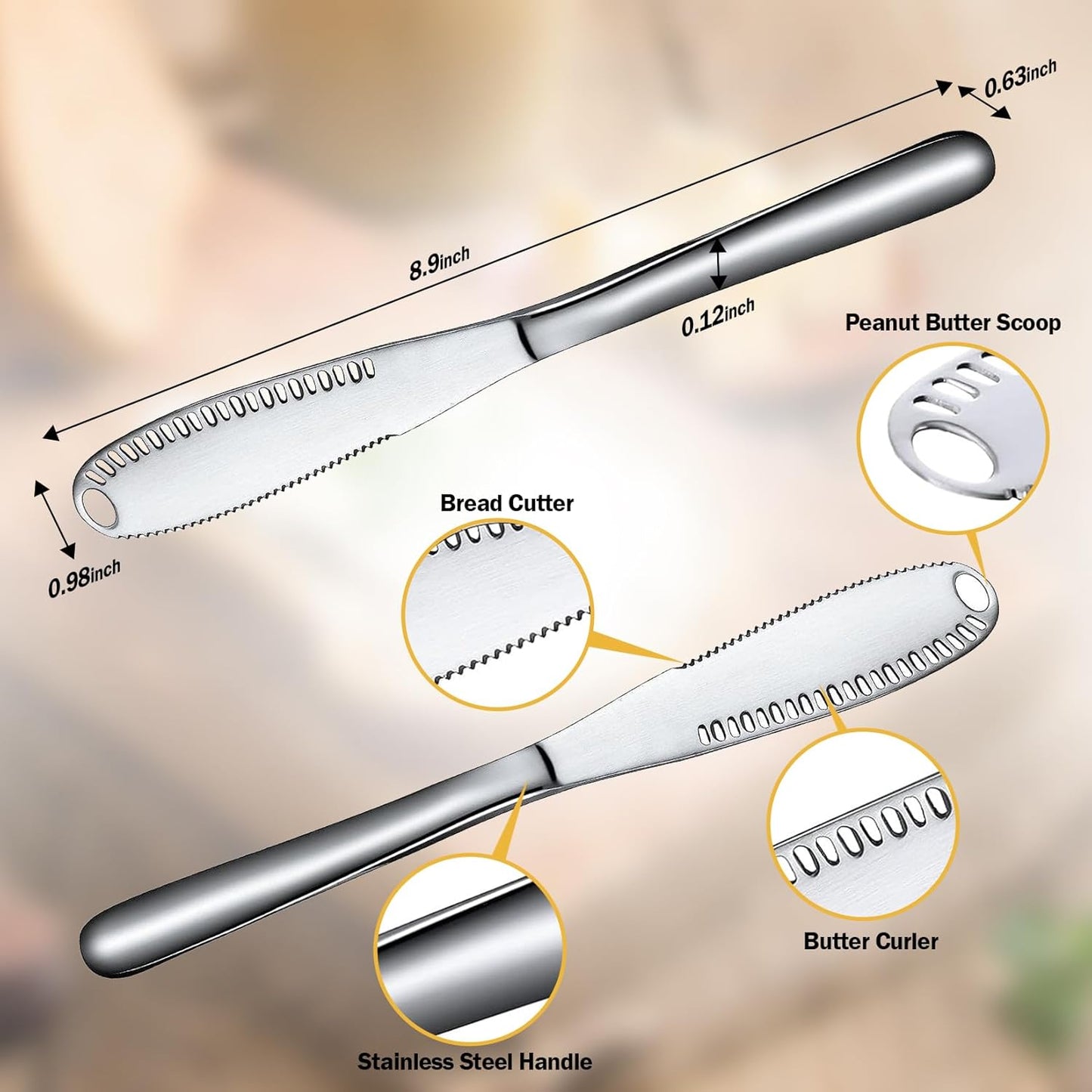 Stainless Steel Butter Knife (2)