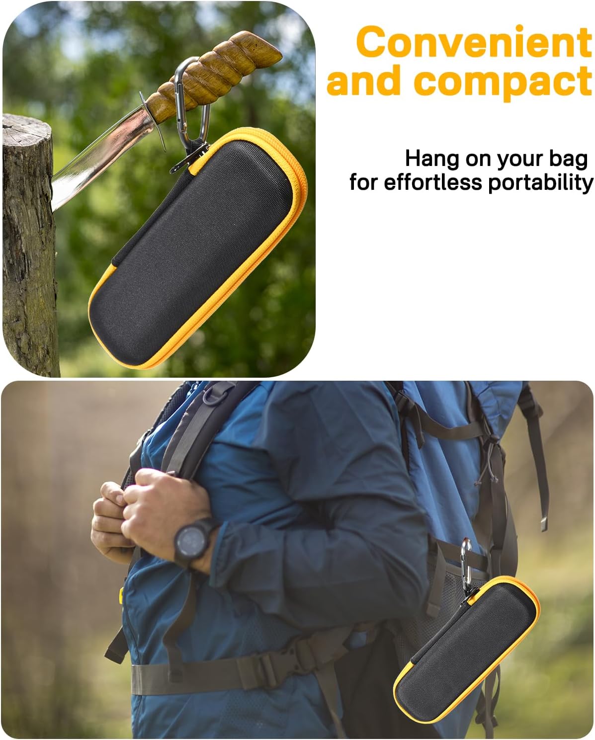 RAIACE Hard Travel Carrying Case for Work Sharp Guided Field Sharpener - Black