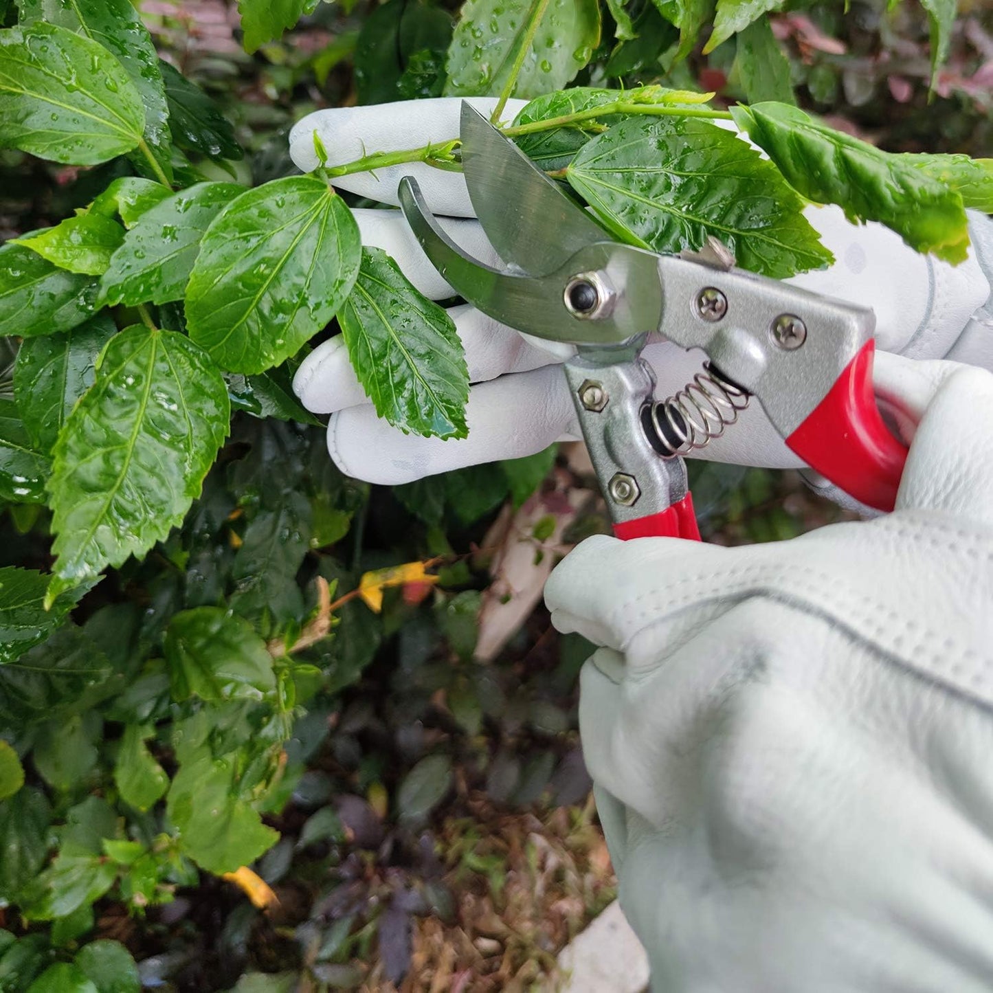 Long Gardening-Gloves Women/Men-Thorn proof Rose Pruning Heavy Duty Gauntlet, Best Garden Gifts for Gardener-L