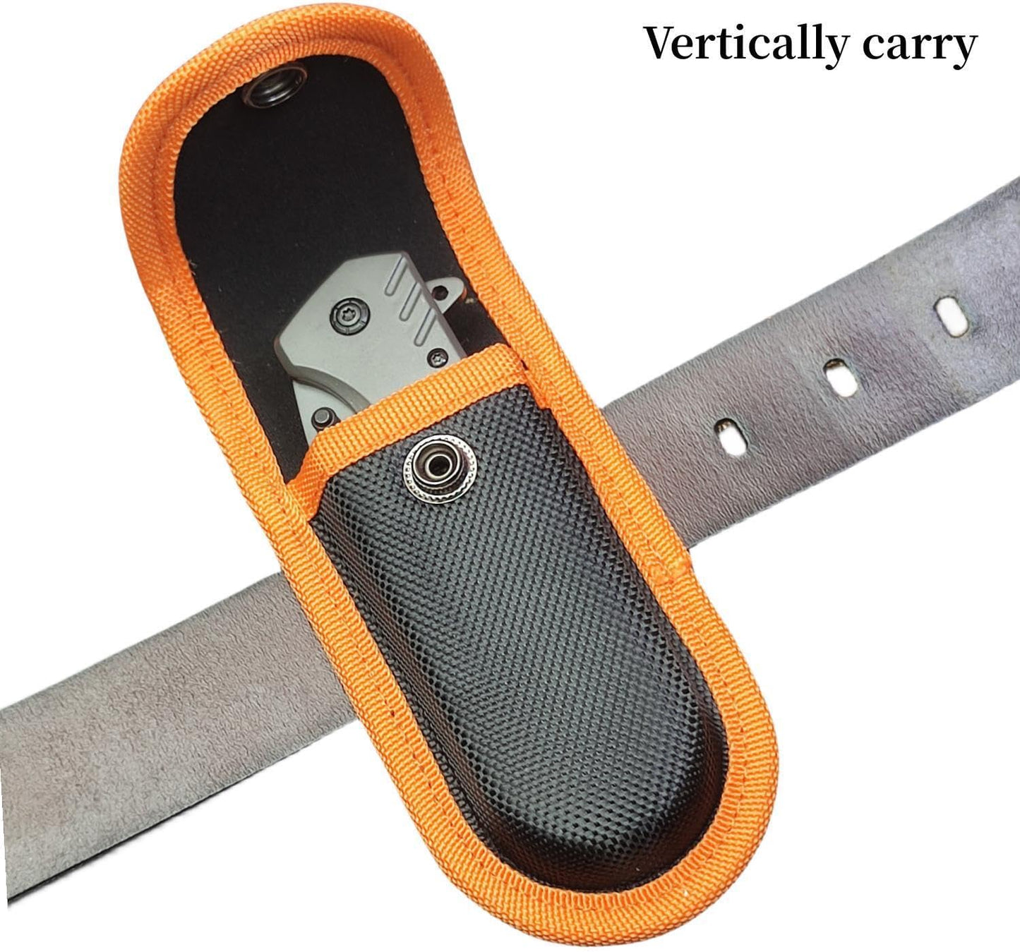 Nylon Sheath for 4''-4.25'' Multitool Knife,Horizontally Carry Knife Pouch Fits 4.25''-4.5'' Wide Folding Pocket Knife,Leatherman Tool Case,EDC Belt Holder COHOMELARS (Small Size)