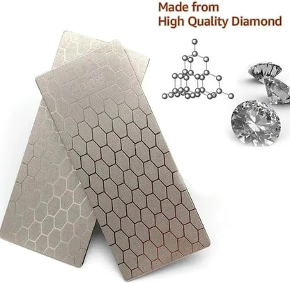 Diamond Sharpening Stone Set,8 Pcs Diamond Lapping Plate Coarse/Medium/Fine Grit Sharpener,240/400/600/800/1000/1500/2000/3000 Grit，Perfect Assistance Sharpener Angle Guide