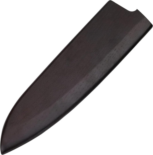Knife Guard for 210mm/8 Inch Gyuto & Chef's Knife, Magnetic Wood Saya Sheath, Japanese Blade Case Protector Cover, Wear Resistant Classical Cutter Bag Sleeve for Kitchen, Camping Outdoor, Culinary