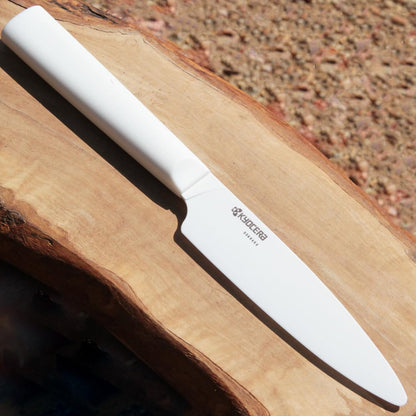 Kyocera INNOVATIONwhite 6" Ceramic Nakiri Knife - White Z212 Blade with Non-Slip Black Handle