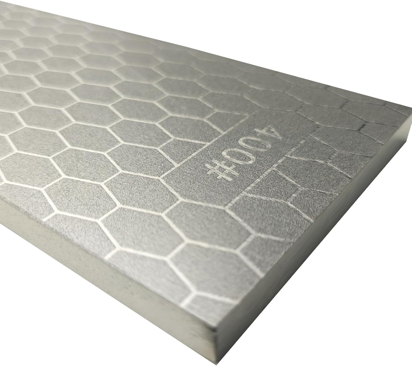 Double sided diamond grinding stone with a mesh size of 200/600，300/1000，400/1000，400/1200, with leather straps, suitable for kitchen, outdoor and other cutting tools (TD180-400/100)