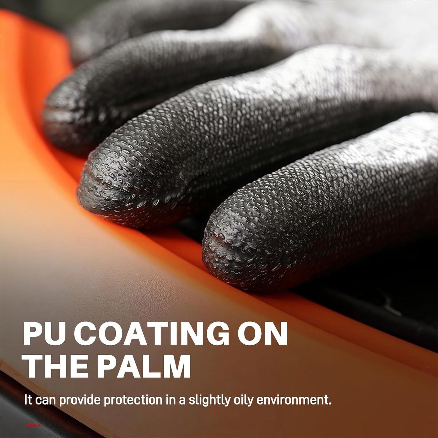 ANSI A9 Cut Resistant Gloves,Cut Resistant Work Gloves,Cut Proof Gloves Nitrile Coated For Metal Fabrication,Woodworking, Construction,Touch Screen,Large