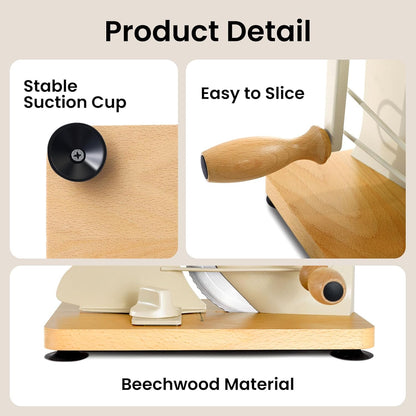 Manual Bread Slicer for Homemade Bread, Bread Cutter for Adjustable and Even Slices, Classic Hand Crank Sourdough Slicer with Scale Line & Powerful Suction Cup, Sharp Stainless Steel Blade (Black)