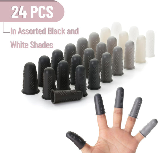 Mr. Pen- Hot Glue Gun Finger Protectors, 24 pcs, Vintage Colors Silicone Finger Protectors, Rubber Fingers Tips, Rubber Finger Covers, Rubber Finger Tips Protector, Finger Grip, Finger Rubber Tips