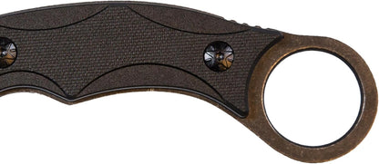 Smith & Wesson SW995 8.5in High Carbon S.S. Full Tang Karambit Knife with a 3.75in Clip Point Blade and Nylon Handle for Outdoor, Tactical, Survival and EDC
