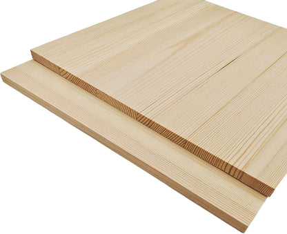 6PCS Unfinished Wood Square Blocks for Crafts, 6x6x1in Blank Wooden Squares Pine Wood Boards for Carving,DIY Wood Coasters,Painting & Burning