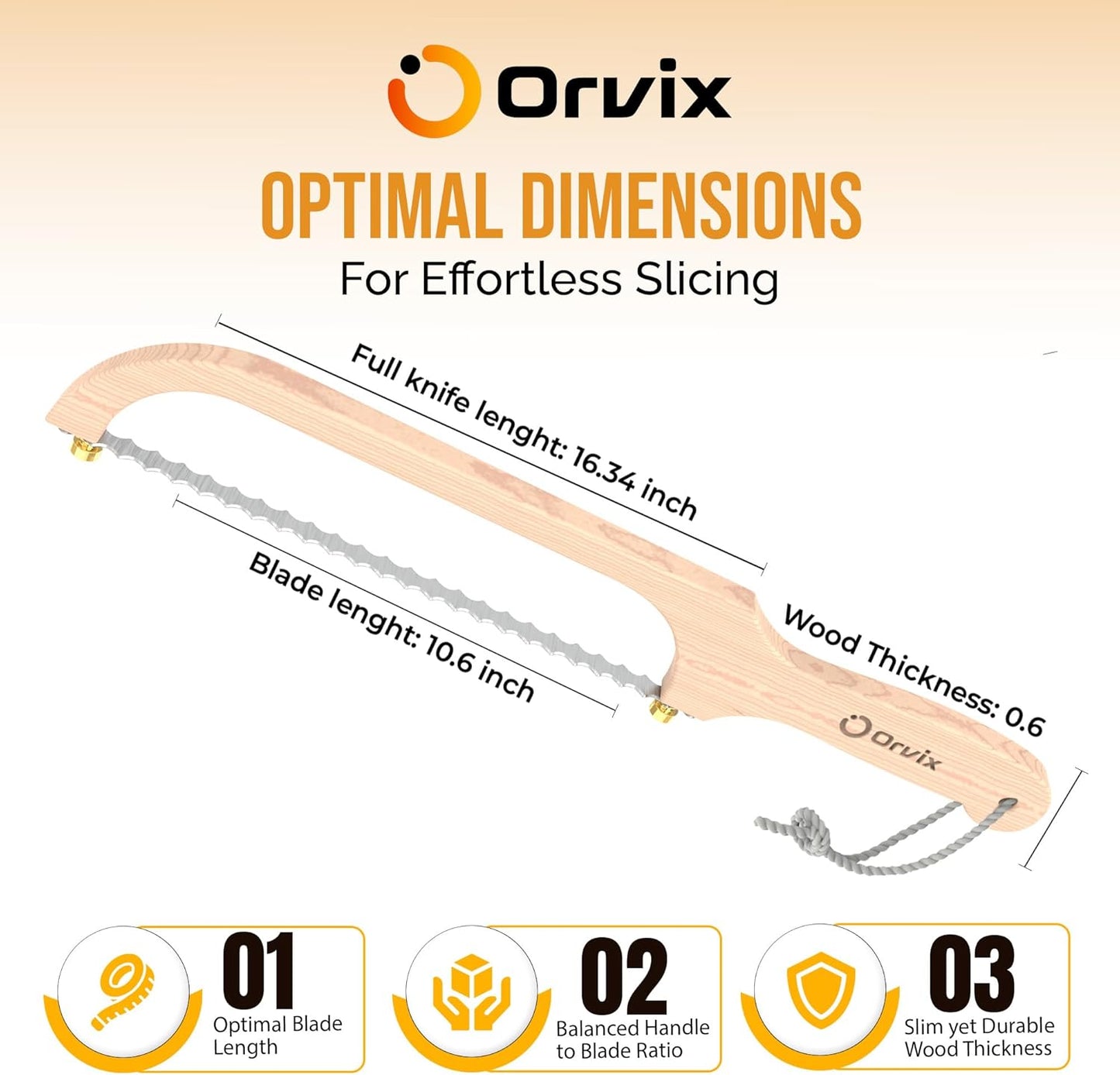 Bread Knife 10.6 Inch Serrated Blade for Homemade Sourdough Bread Ultra Sharp Stainless Steel Full Tang with Ergonomic Handle Artisan Professional Series with Luxury Gift Box