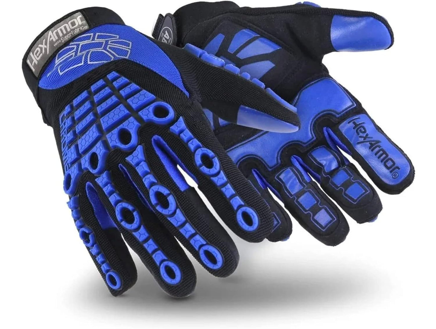 HexArmor Cut-Resistant Impact Protection PU Palm Work Gloves | Rig Lizard® Series 2095 | Large