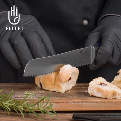 FULLHI Knife Set, 14pcs Japanese Knives Set, Premium German Stainless Steel chef Knife Set